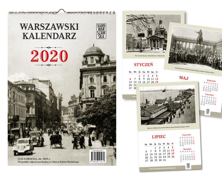 2020 Warszawski kalendarz ścienny (Skarpa Warszawska)